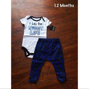 🚫SOLD🚫 ⚡️ NWT 12M Boys Outfit Set